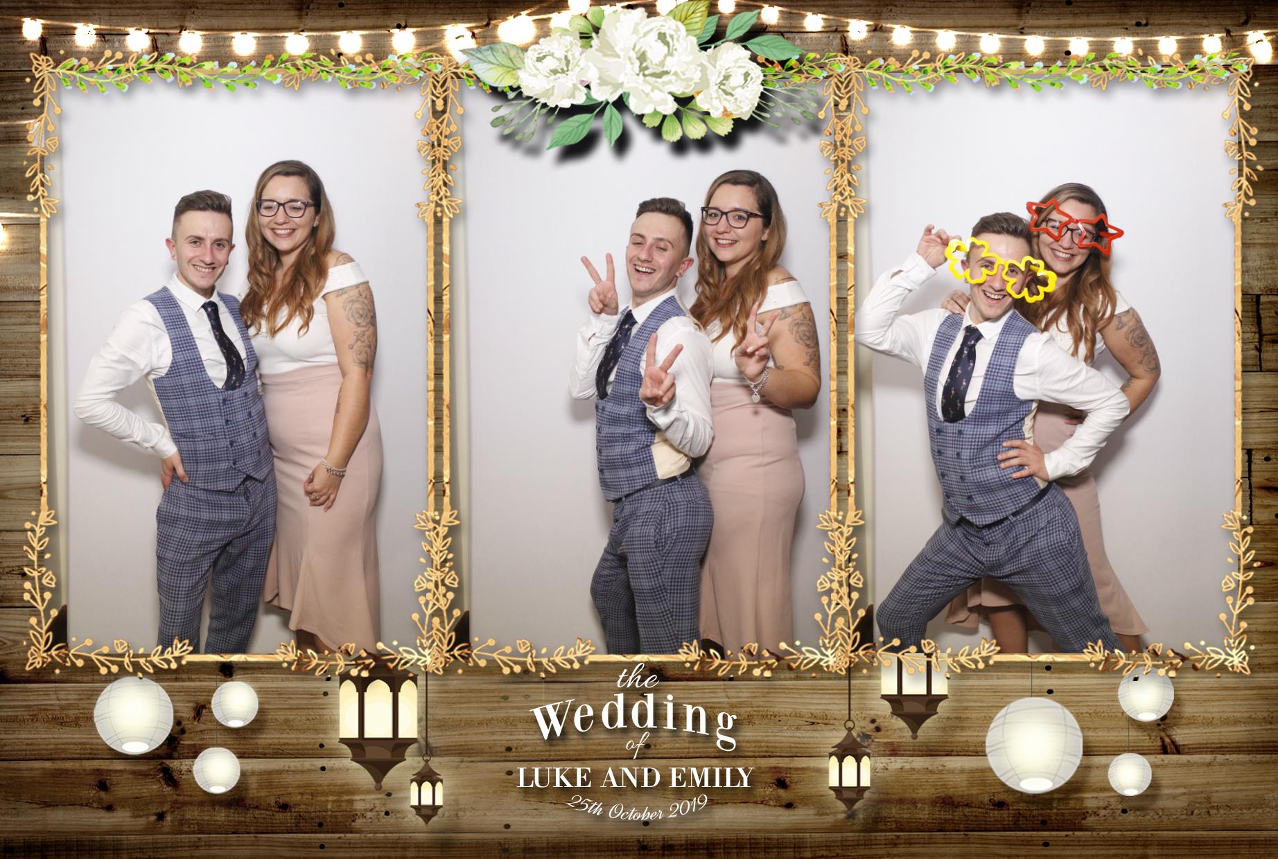 Luke & Emily's Wedding | View more photos from the event at gallery.myphotoboothexperience.co.uk/u/MyPhotoBoothExperienceLtd/Luke-Emilys-Wedding
